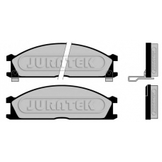 JCP641 JURATEK Комплект тормозных колодок, дисковый тормоз