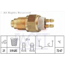 7.5125 FACET Термовыключатель, вентилятор радиатора