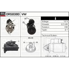 DRS8380N DELCO REMY Стартер