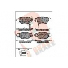 RB1271-702 R BRAKE Комплект тормозных колодок, дисковый тормоз