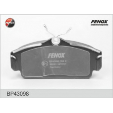 BP43098 FENOX Комплект тормозных колодок, дисковый тормоз