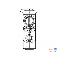 8UW 351 234-151 HELLA Расширительный клапан, кондиционер