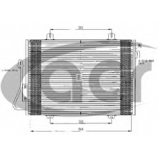 300407 ACR Конденсатор, кондиционер