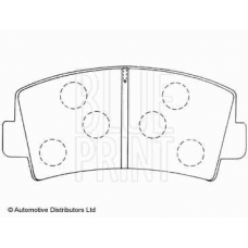 ADM54205 BLUE PRINT Комплект тормозных колодок, дисковый тормоз