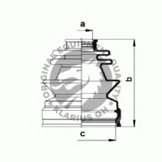 QJB960 QH Benelux Комплект пылника, приводной вал