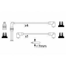 0 986 357 139 BOSCH Комплект проводов зажигания