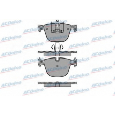 AC0581473D AC Delco Комплект тормозных колодок, дисковый тормоз