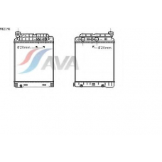 ME2146 AVA Радиатор, охлаждение двигателя