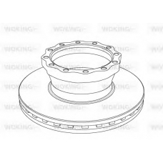 NSA1043.20 WOKING Тормозной диск