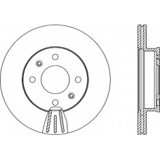 BDA2140.20 OPEN PARTS Тормозной диск