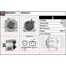 DRA0287 DELCO REMY Генератор