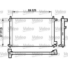 731770 VALEO Радиатор, охлаждение двигателя