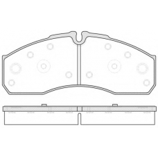 P7513.30 WOKING Комплект тормозных колодок, дисковый тормоз