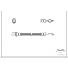 19032327 CORTECO Тормозной шланг