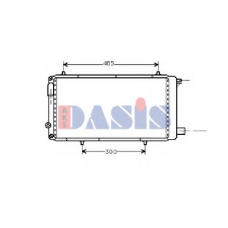 060490N AKS DASIS Радиатор, охлаждение двигателя