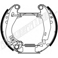 6014 TRUSTING Комплект тормозных колодок