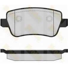 PA1691 BRAKE ENGINEERING Комплект тормозных колодок, дисковый тормоз