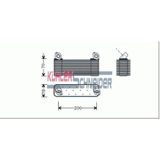 0463401 KUHLER SCHNEIDER Масляный радиатор, двигательное масло