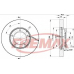 BD-2609 FREMAX Тормозной диск