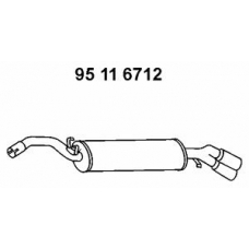 95 11 6712 EBERSPACHER Глушитель выхлопных газов конечный