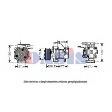 850386N AKS DASIS Компрессор, кондиционер