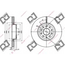 BD1331 DJ PARTS Тормозной диск