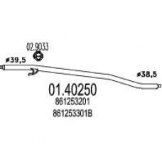 01.40250 MTS Труба выхлопного газа