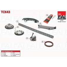 TCK43 FAI AutoParts Комплект цели привода распредвала