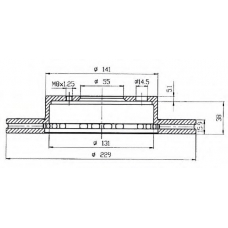 BDC4591 QUINTON HAZELL Тормозной диск