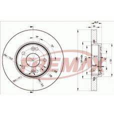 BD-2234 FREMAX Тормозной диск