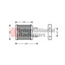 81006024 VAN WEZEL Теплообменник, отопление салона