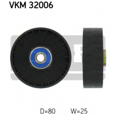 VKM 32006 SKF Паразитный / ведущий ролик, поликлиновой ремень
