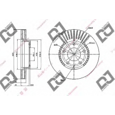 BD1724 DJ PARTS Тормозной диск