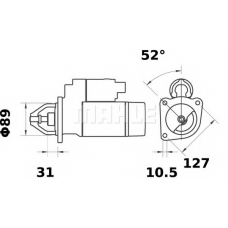 MS 446 MAHLE Стартер