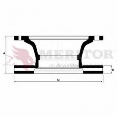 MBR2649 MERITOR Тормозной диск