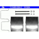 13.0460-0264.2 ATE Комплектующие, колодки дискового тормоза