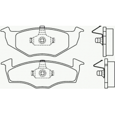 P 85 025 BREMBO Комплект тормозных колодок, дисковый тормоз