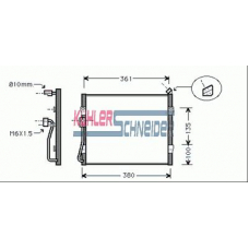 0120501 KUHLER SCHNEIDER Конденсатор, кондиционер