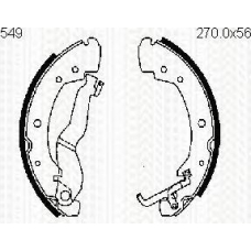8100 29549 TRISCAN Комплект тормозных колодок