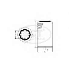 SB 3285 SCT Воздушный фильтр