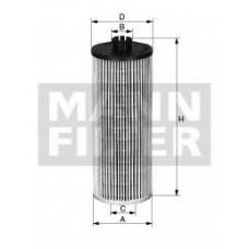 HU 822/4 x MANN-FILTER Масляный фильтр