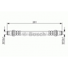1 987 476 731 BOSCH Тормозной шланг