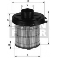 C 1468/2 MANN-FILTER Воздушный фильтр