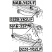 NAB-Y62UF FEBEST Подвеска, рычаг независимой подвески колеса