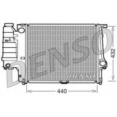 DRM05037 DENSO Радиатор, охлаждение двигателя