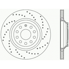 BDRS2338.25 OPEN PARTS Тормозной диск