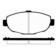 J PA-294AF JAPANPARTS Комплект тормозных колодок, дисковый тормоз