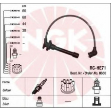 8650 NGK Комплект проводов зажигания