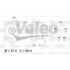 436413 VALEO Генератор