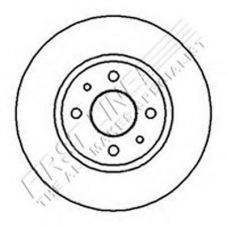 FBD075 FIRST LINE Тормозной диск